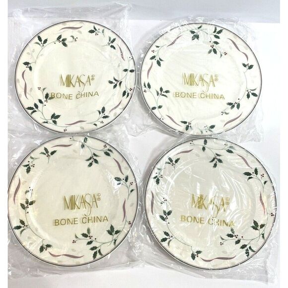 Mikasa Bone China Holiday Splendor Christopher Stuart Salad Plate 8.5" Y1025 box